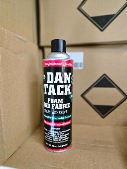 Dan Tack Professional Quality Foam & Fabric Spray Glue/Adhesive Big Can 12.00oz