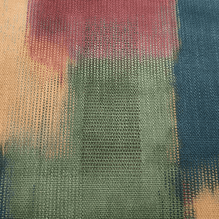 Greek - Abstract Brushstroke Print Upholstery Fabric - Sage Green Multitone